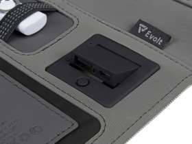 Органайзер с беспроводной зарядкой 5000 mAh Powernote, темно-серый №13