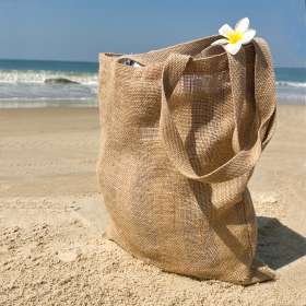 Cумка хозяйственная  Bagsy Jute 270 г/м2, бежевая №3