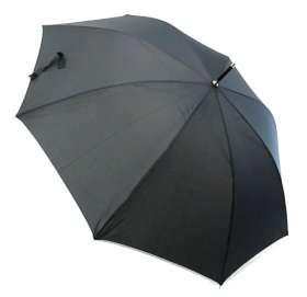 Зонт-трость ROYAL,черный, эпонж, пластик №3