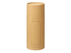 Вакуумная термобутылка Cask Waterline, soft touch, 500 мл, тубус, синий №7