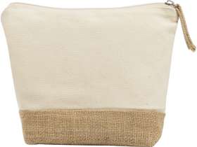 Косметичка Jute из хлопка и джута, натуральный №2