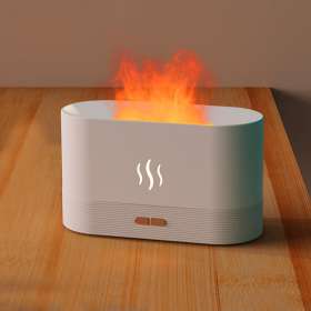 Светодиодный USB увлажнитель-ароматизатор Flame, белый №3
