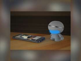 Портативный динамик Bluetooth XOOPAR mini XBOY, серый №9