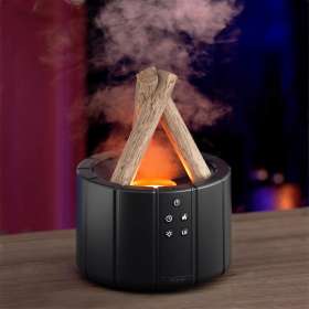 Светодиодный USB увлажнитель-аромадиффузор Bonfire с пультом Д/У, чёрный №4