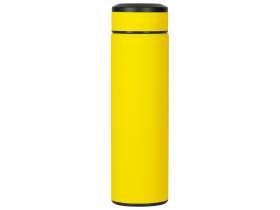 Вакуумный термос Vacuum Flask C1, soft touch, 420мл, желтый №3