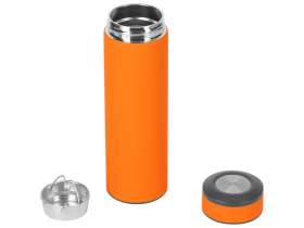 Вакуумный термос Vacuum Flask C1, soft touch, 420мл, оранжевый №2