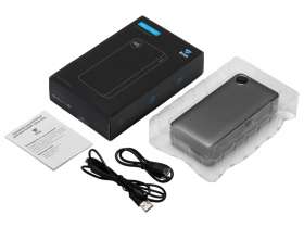 Внешний аккумулятор Mild Pro c быстрой зарядкой QC/PD, 20 000 mAh, серый (Р) №3