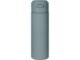 Вакуумная термокружка Waterline c кнопкой Guard, 400 мл, тубус, антрацит №4