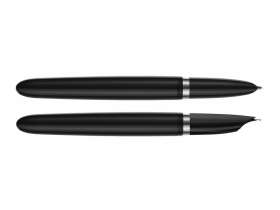 Перьевая ручка Parker 51 CORE BLACK CT, перо: F, цвет чернил: black, в подарочной упаковке. №12