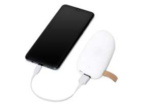 Внешний аккумулятор в форме камня Stone, 5200 mAh, белый (Р) №2