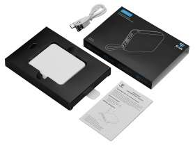 Внешний аккумулятор со встроенным кабелем USB-C Дэнси, 5000 мАч, белый №6