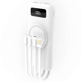 Внешний аккумулятор Authority с беспроводной зарядкой (5W), 10000 mAh, белый №6