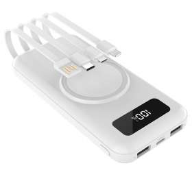 Внешний аккумулятор Authority с беспроводной зарядкой (5W), 10000 mAh, белый №7