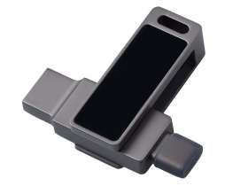 Флешка 32 ГБ USB Type-C и USB 3.0 с подсветкой лого Спинлайт №9