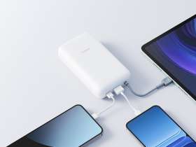 Внешний аккумулятор с встроенным кабелем Xiaomi Power Bank 20000mAh (Integrated Cable) GL Light Gray №8