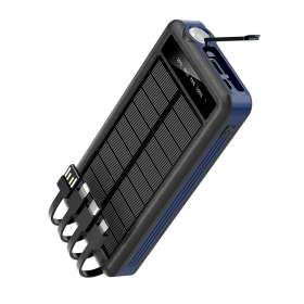 Внешний аккумулятор Xyron с солнечной панелью, 10000 mAh, синий №2