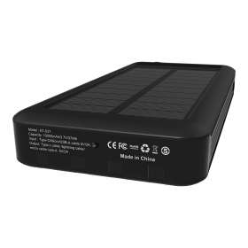 Внешний аккумулятор Xyron с солнечной панелью, 10000 mAh, черный №3