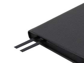 Ежедневник А5 датированный Megapolis Nappa на 2026, темно-синий navy №6
